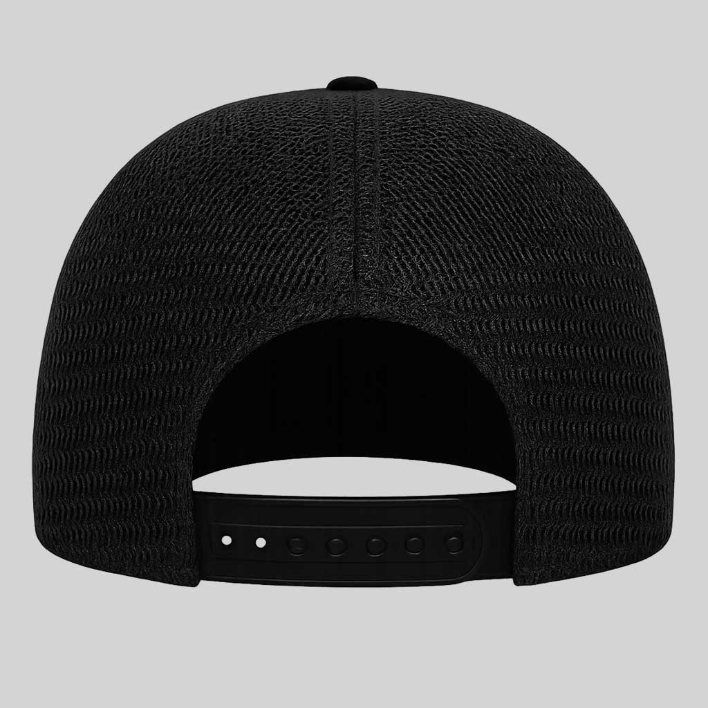 CUSTOM BLACK TRUCKER CAP